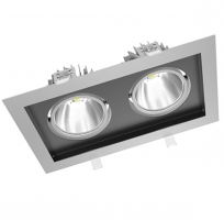 Verstellbare LED Einbauleuchte - DUO SLM optional in 40 Watt oder 64 Watt