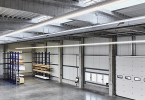 Schienen Linear LED Leuchte 1166 mm Lichtv. Doppelt asymmetrisch ±20°