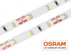 12V LED Streifen - OSRAM E3 / 300 LED / 2700 bis 6000 Kelvin / CRI>80