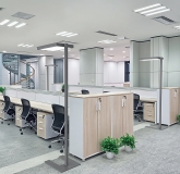 LED Stehleuchte Office LED SLIM SR mit 57 Watt mit Licht direkt / indirekt